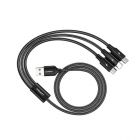 Cáp sạc Pisen 3 in 1 USB-A to (Lightning/ Type-C/ Micro) Cáp sạc Pisen 3 in 1 USB-A to (Lightning/ Type-C/ Micro)