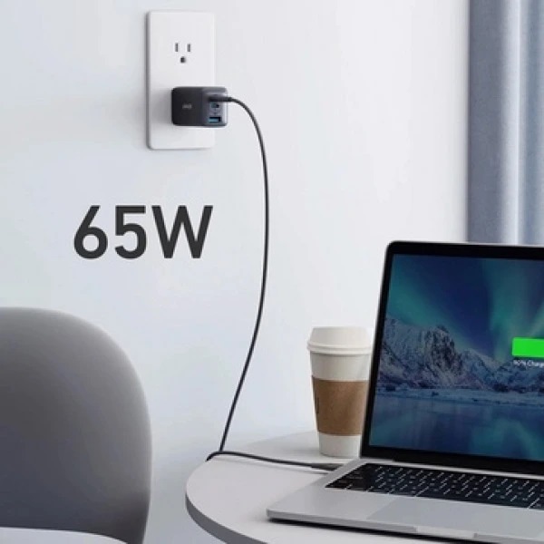 Cốc sạc nhanh Anker 65W 3 cổng PowerPort III Cốc sạc nhanh Anker 65W 3 cổng PowerPort III
