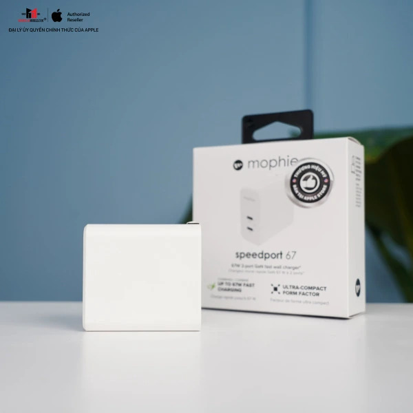 Cốc sạc nhanh Mophie 45W 2 cổng Type-C GaN Cốc sạc nhanh Mophie 45W 2 cổng Type-C GaN