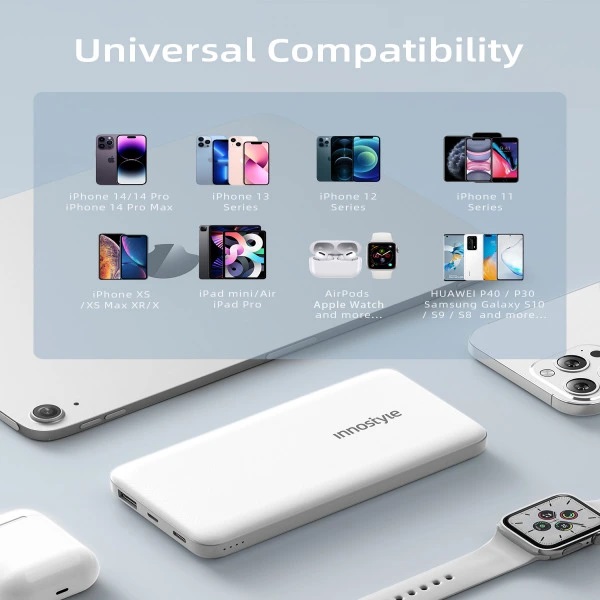 Pin sạc dự phòng Innostyle PowerMax 10.000 mAh 20W PD/QC 3.0 Pin sạc dự phòng Innostyle PowerMax 10.000 mAh 20W PD/QC 3.0